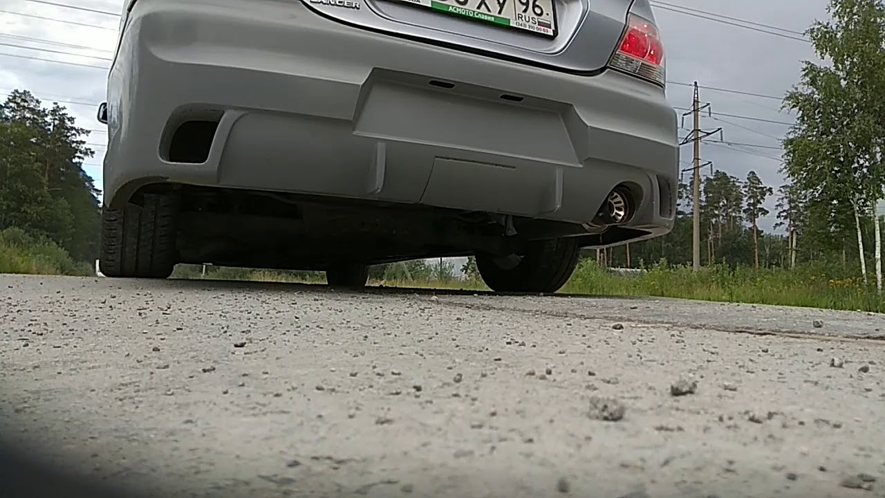 Банка глушителя лансер 9