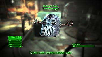 Fallout 4 Automatron - Mechanist Suit & Helmet (Legendary Armor) Statistics, Appearance Gameplay