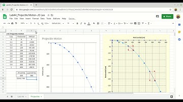 Lab#4 Projectile Motion