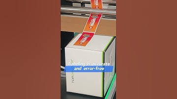 The times are advancing, technology is developing, and now labeling is fully automatic. #machine