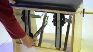 PilatesEquip™ Wunda Chair - spring tension adjustment