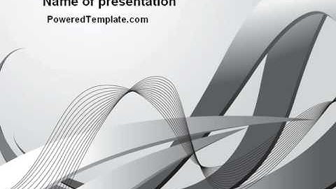 Gray Strips PowerPoint Template by PoweredTemplate.com