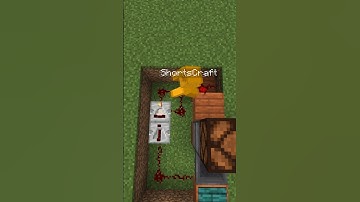 Automatic Armor Equipper | How to Make | #shorts #minecraft