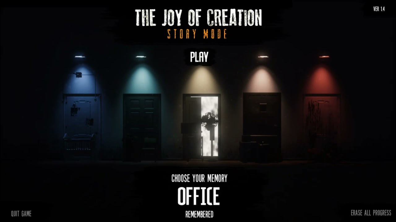 Office  The Joy Of Creation: Story Mode ( No Commentary ) 4K