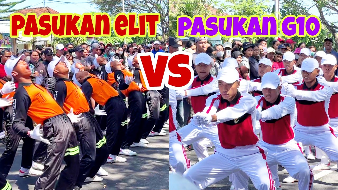 FORMASI PERTEMPURAN GERAK JALAN PASUKAN ELIT DENGAN PASUKAN G10 SUSUAN, BIKIN MERINDING SE INDONESIA