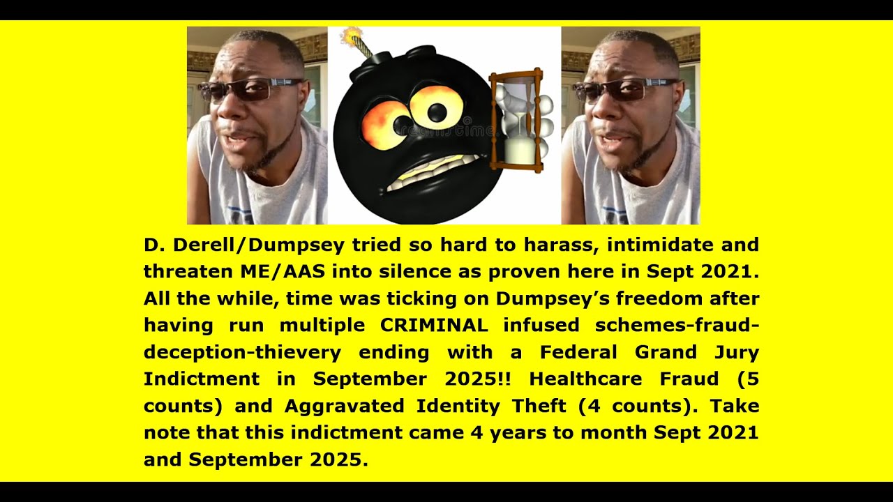D. Derell Sept 2021 Fraud-Scam Desperate Lies-Slander-Threats Tactics ...