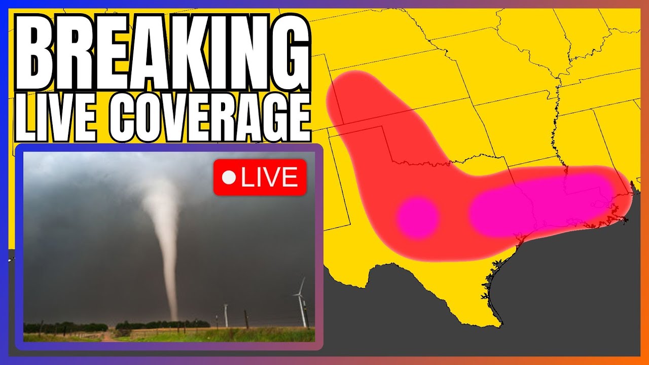 🔴BREAKING: Tornado, Damaging Wind & Hail Threat Live Coverage - YouTube