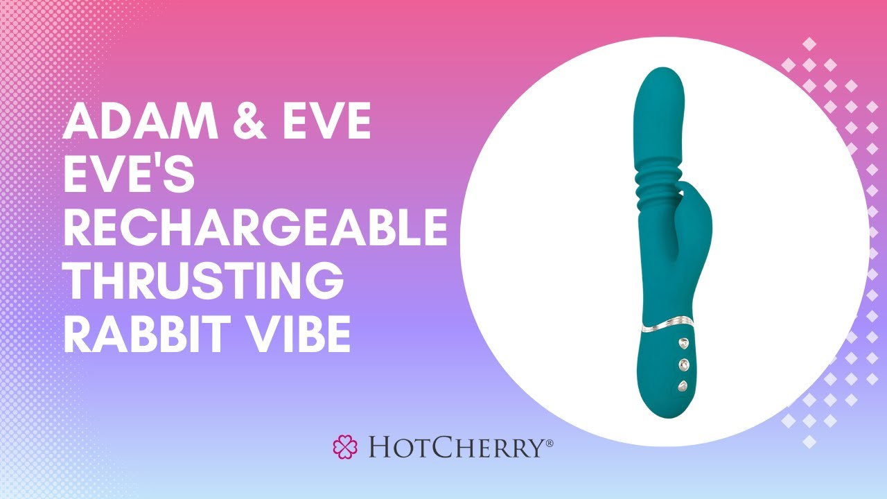 Adam & Eve Eve's Rechargeable Thrusting Rabbit Vibe