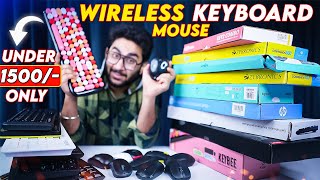 Bought 10 Best Selling Wireless Keyboard Mouse Combos Under Rs.1500/