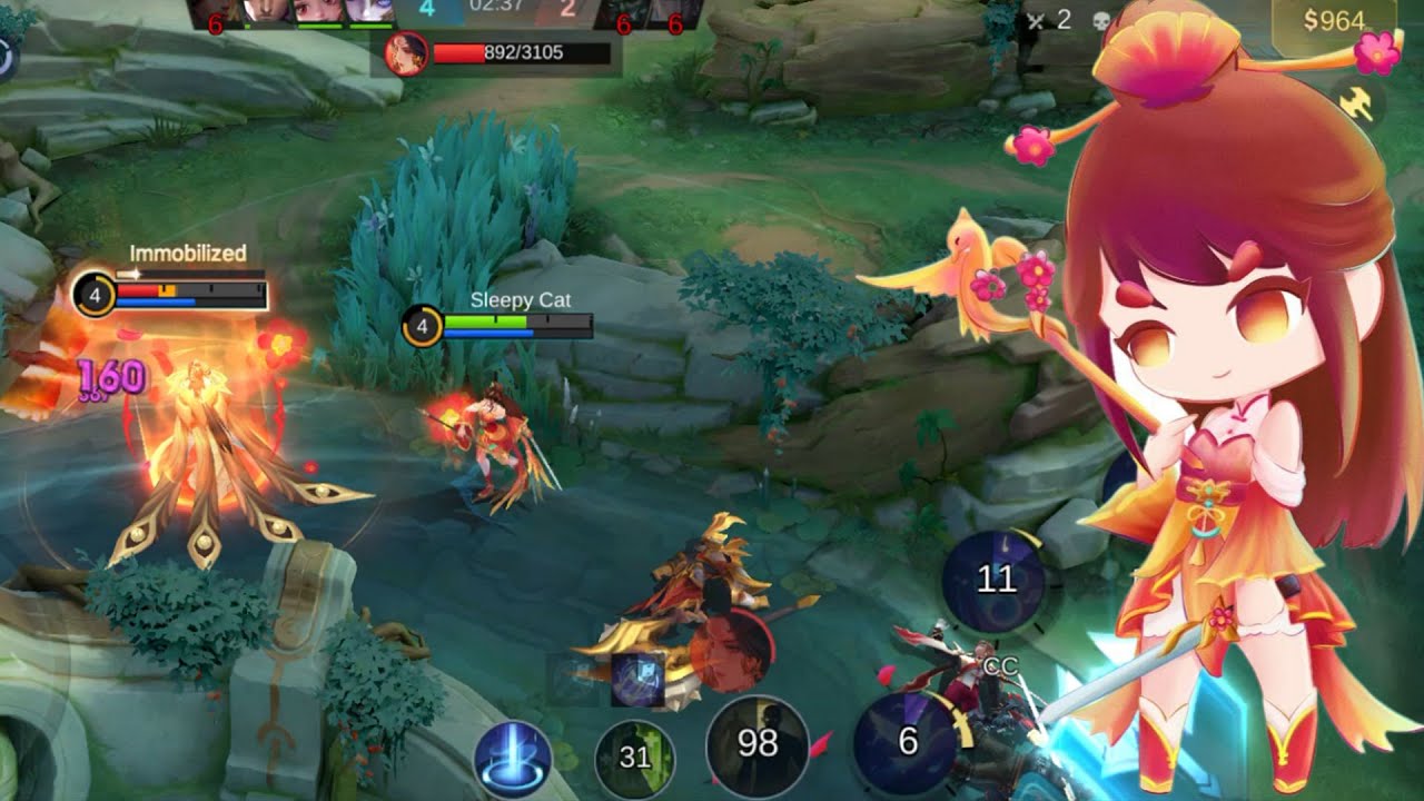 Благоприятное заклинание Одетты против надоедливого Зетиана - Mobile Legends