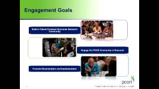 Patient Engagement at the Patient Centered Outcomes Research Institutes- Jean Slutsky, PA, MSPH