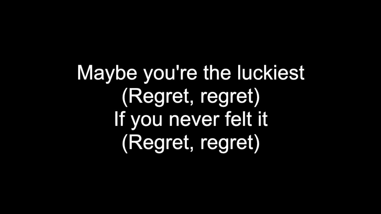Regret by Everything Everything lyrics. YouTube