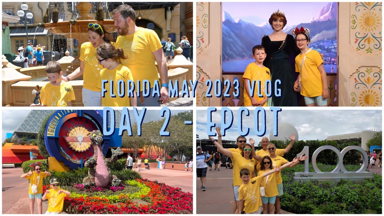 Florida May/June 2023. Day 2 - EPCOT - YouTube