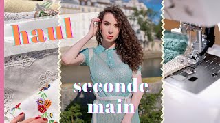 HAUL seconde main, essayages et couture !