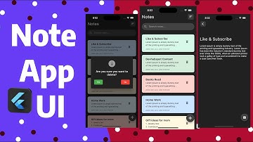 🔴 Flutter UI Tutorial for Beginners - Note App UI | Devhubspot