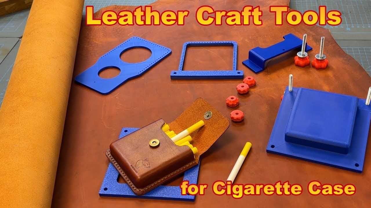 Wet Moulded Leather Cigarette Case – Full Molds Set Review / DIY Leder Nassformung
