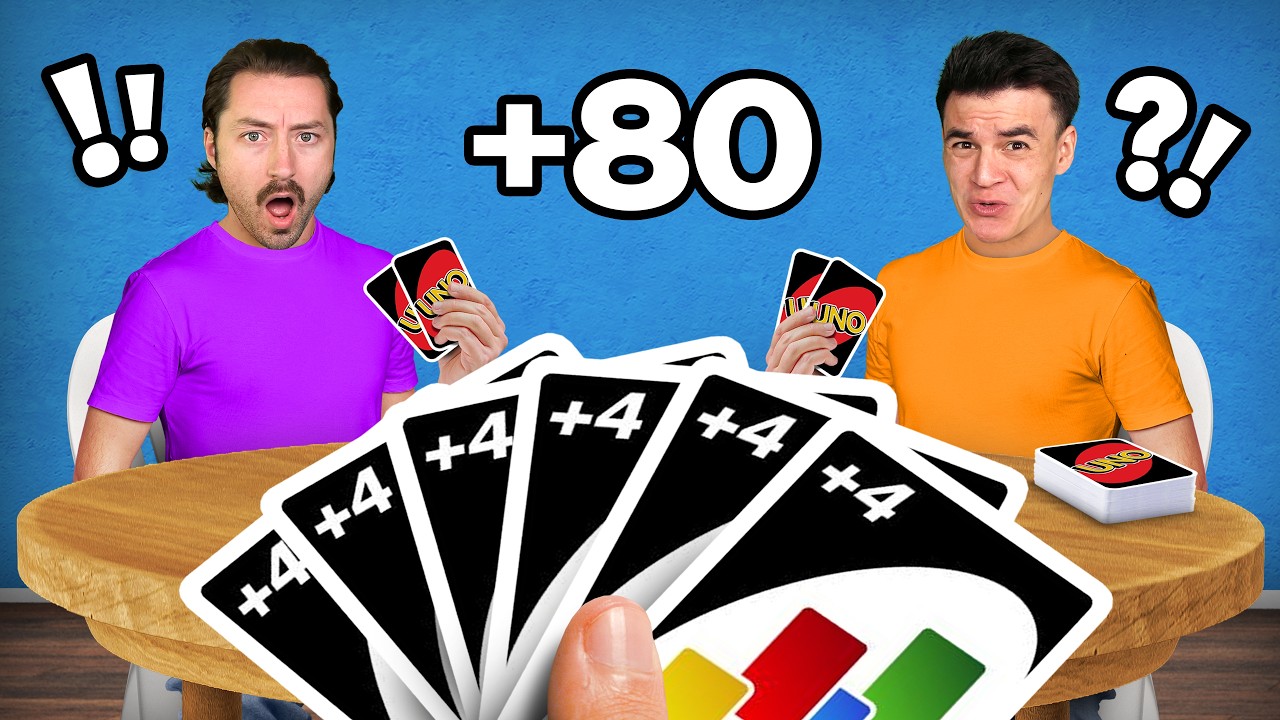 I Trolled My Friends with Way Too Many Cards in UNO!