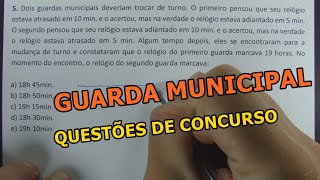 GUARDA MUNICIPAL - BARRA MANSA - QUESTÕES DO CONCURSO