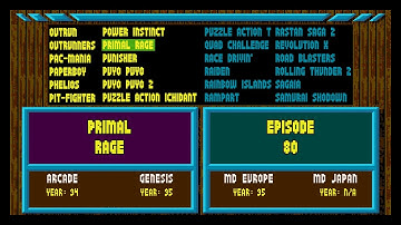 Arcade Games Vs Sega Genesis - Primal Rage