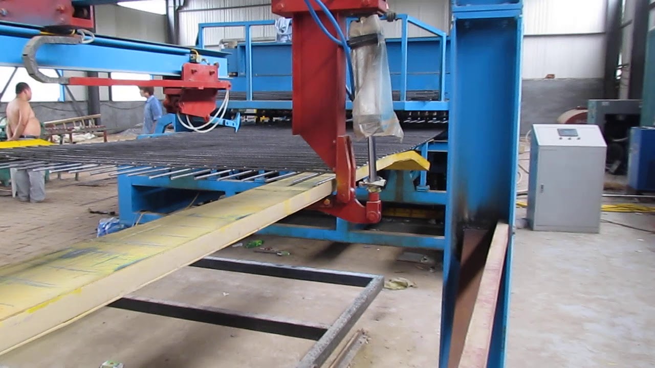 how to run penumatic rebar welding machine - YouTube