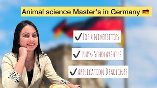 Animal Science Master’s Courses in Germany🇩🇪| Top Universities| Scholarships and Study Abroad Guide