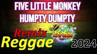 Five Little Monkey Humpty Dumpty [ Reggae Version ] Dj Rafzkie Remix, New Tiktok 2024