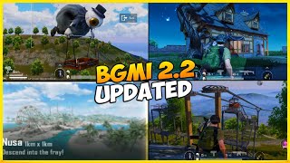 OMG 😲!! Biggest new update 2.2 is here || new map nusa and new mode in bgmi/pubg