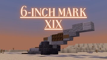 Minecraft: How to build a Howitzer (BL 6-inch Gun Mark  XIX) Minecraft Howitzer Tutorial