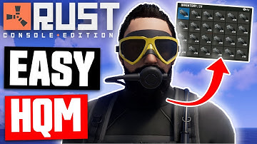 Rust Console // The SAFEST way to farm HQM & SCRAP?