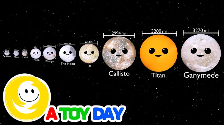 Moons Comparison for kids 🌙🌖🪐🌎 | Planet video | How Many Moons Does Each Planet Have | Top 10 Moons