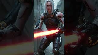 Battle-Ready Humanoid Robot – Futuristic Warrior Awakens | Epic Sci-Fi AI Concept Art #ai #robotgirl