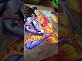 Beautiful Rangoli art of Lord Shiva, Mahadev,Shankar Parvati at Keshari Bagh Temple Indore 13/2/2018