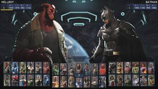 Hellboy vs Batman Technical Analysis | Injustice 2 (2017) | Fantastic Fights Archive