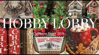 HOBBY LOBBY🎄🎉 CHRISTMAS 2026 DECOR | CHRISTMAS DECOR 2026 🎄🎉 | HOBBY LOBBY 2026 SHOP WITH ME