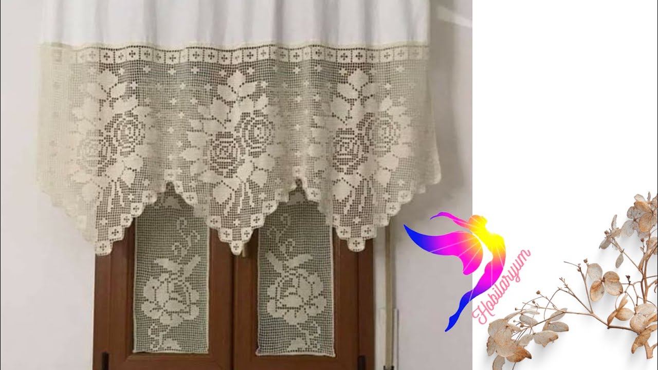 Perde Örneklei Örgü Perde Çeyizlik Perde Modelleri & Crochet