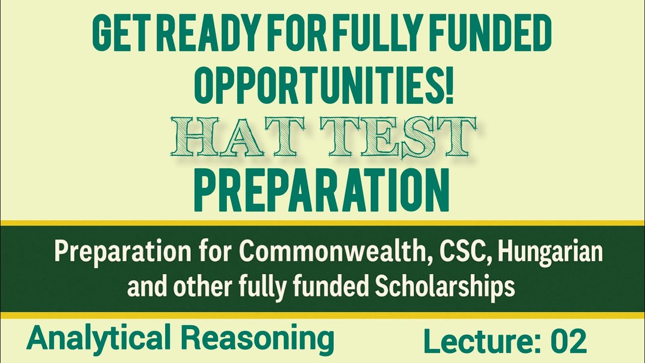 HAT/ GAT/ GRE Test Preparation