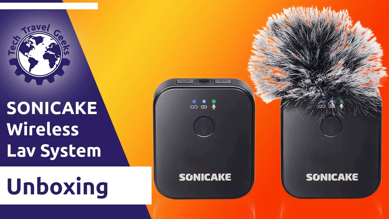 SONICAKE Wireless Lavalier Microphone Unboxing and Audio Sample YouTube