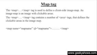 86. map tag in HTML (Hindi)