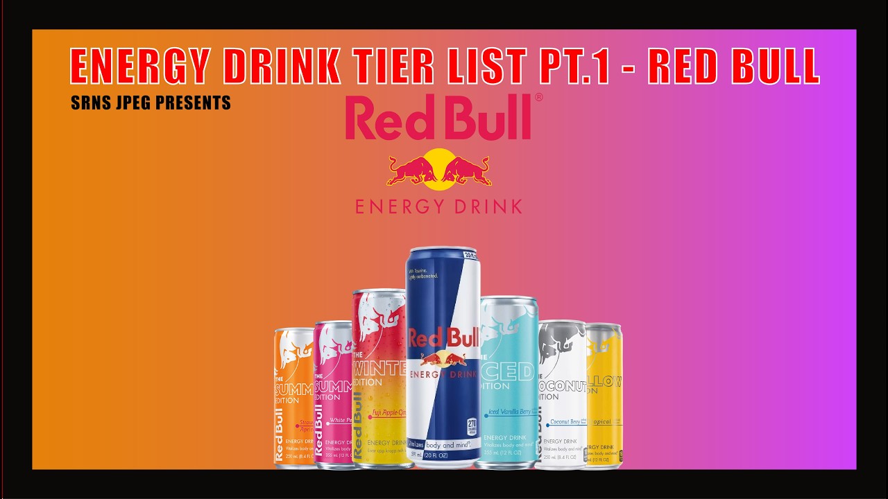 ENERGY DRINK TIER LIST - RED BULL