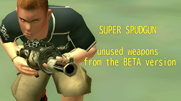 unused spudgun in BULLY / BULLY:AE