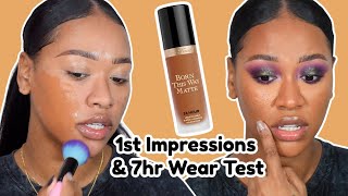 Testing Too Faced Born This Way Matte Foundation U0026 7hr Wear Test
