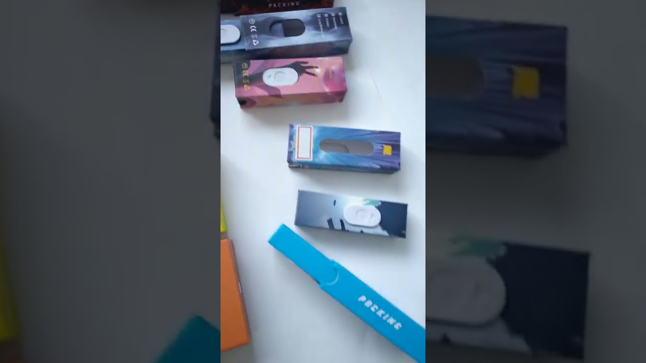 child resistant slide cardboard vape cartridge packaging boxes