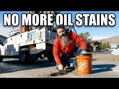 Don't Let An Oil Stain Destroy Your Concrete