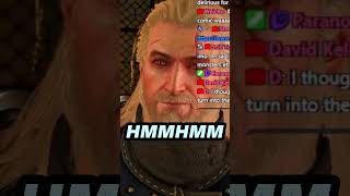 The way Geralts little face lit up 😆 #thewitcher3 #witcher3 #geralt #rpg #gaming