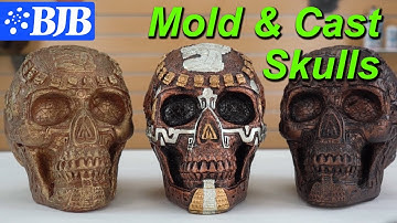 Cool Mold Tutorial | Roto-Casting a Skull in Resin and Foam