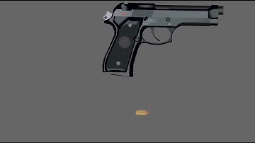Beretta 92FS shot and reload test (stick nodes)