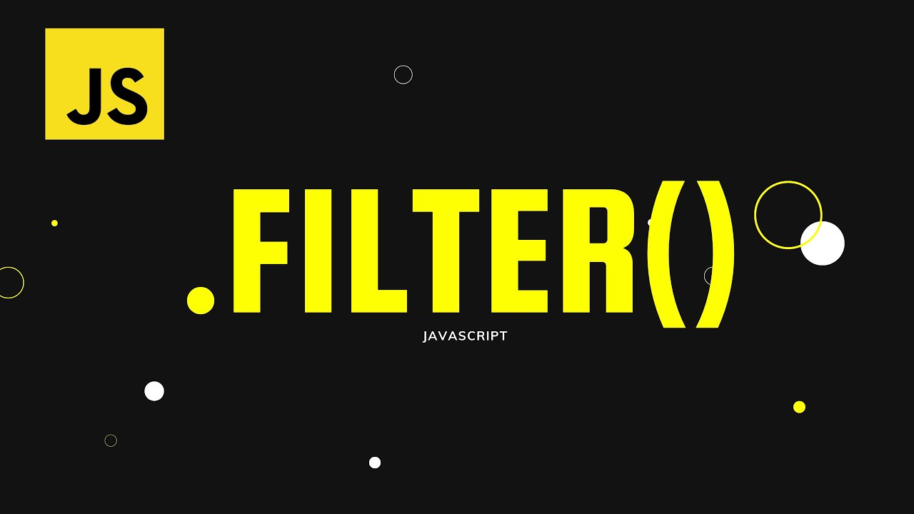 Utilizar el Método .filter() en un Array de Javascript - YouTube