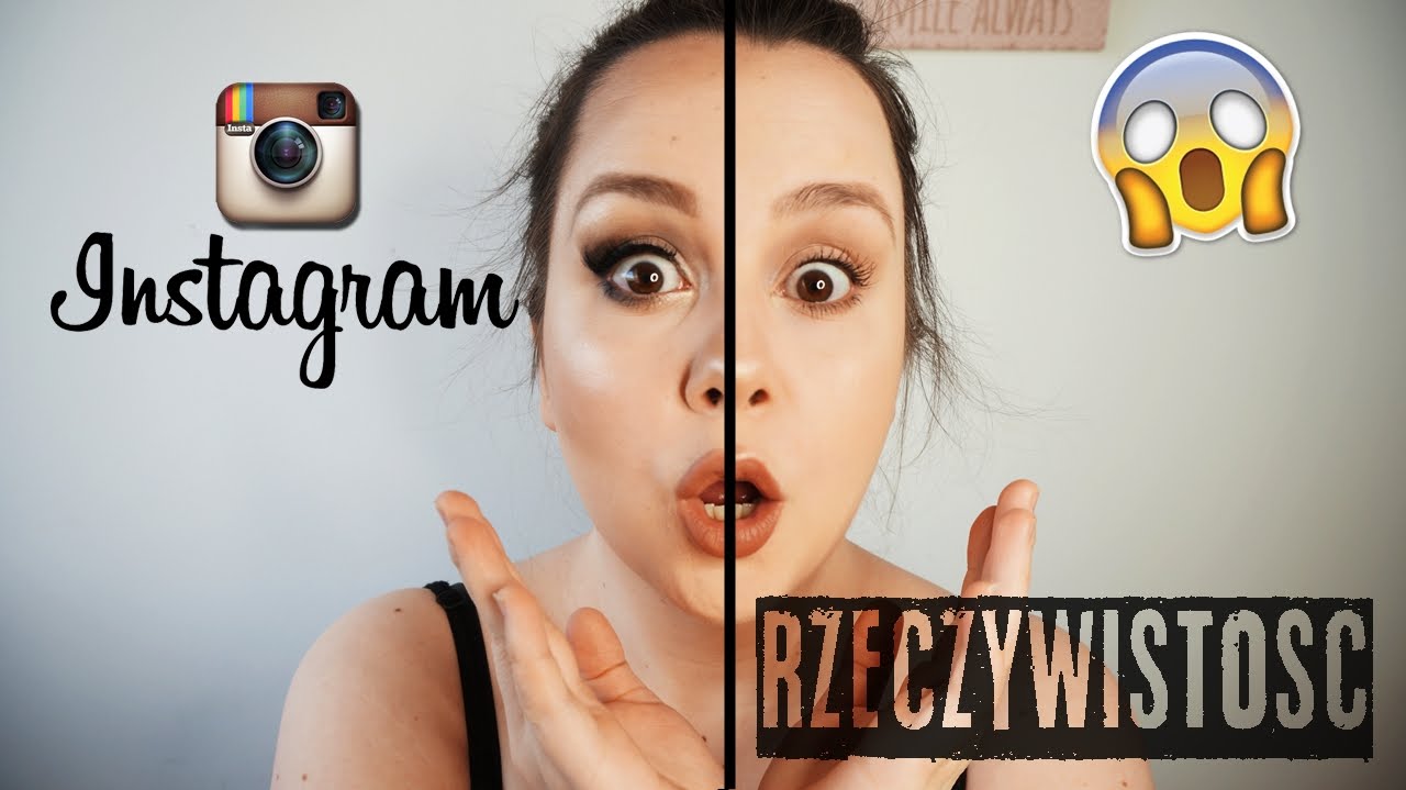 Makijaż Dzienny Instagram Vs Rzeczywistośćgabrysiaa Youtube