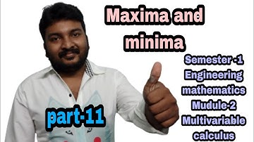 Maxima and minima/MAT101/module-2/part-11/Multivariable calculus/Engineering maths 🔥🔥