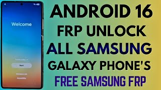 Android 16 Samsung Galaxy Fold 7 Frp Bypass | Samsung S25 Ultra Frp Bypass By Google Chacha